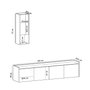 Hanah Home Sema - Soporte para TV Travertino